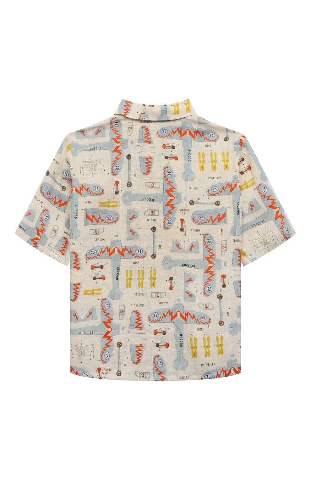 Льняная рубашка GUCCI, арт. 600395 XWAHX, фото 2