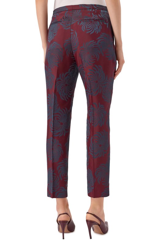 Брюки Dries Van Noten 010949-2140-358 Бордовый  010949-2140-358 Фото 4