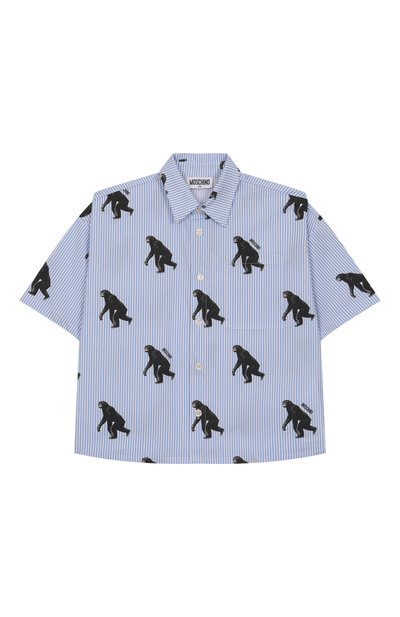 Хлопковая рубашка MOSCHINO, арт. HUC01L/LLB50/4-8