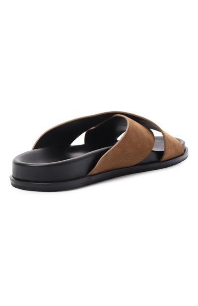 Замшевые шлепанцы MVST темно-бежевого цвета по цене 72750 руб., арт. SANDAL 1/SUEDE, фото 4 Замшевые шлепанцы MVST, арт. SANDAL 1/SUEDE, фото 4