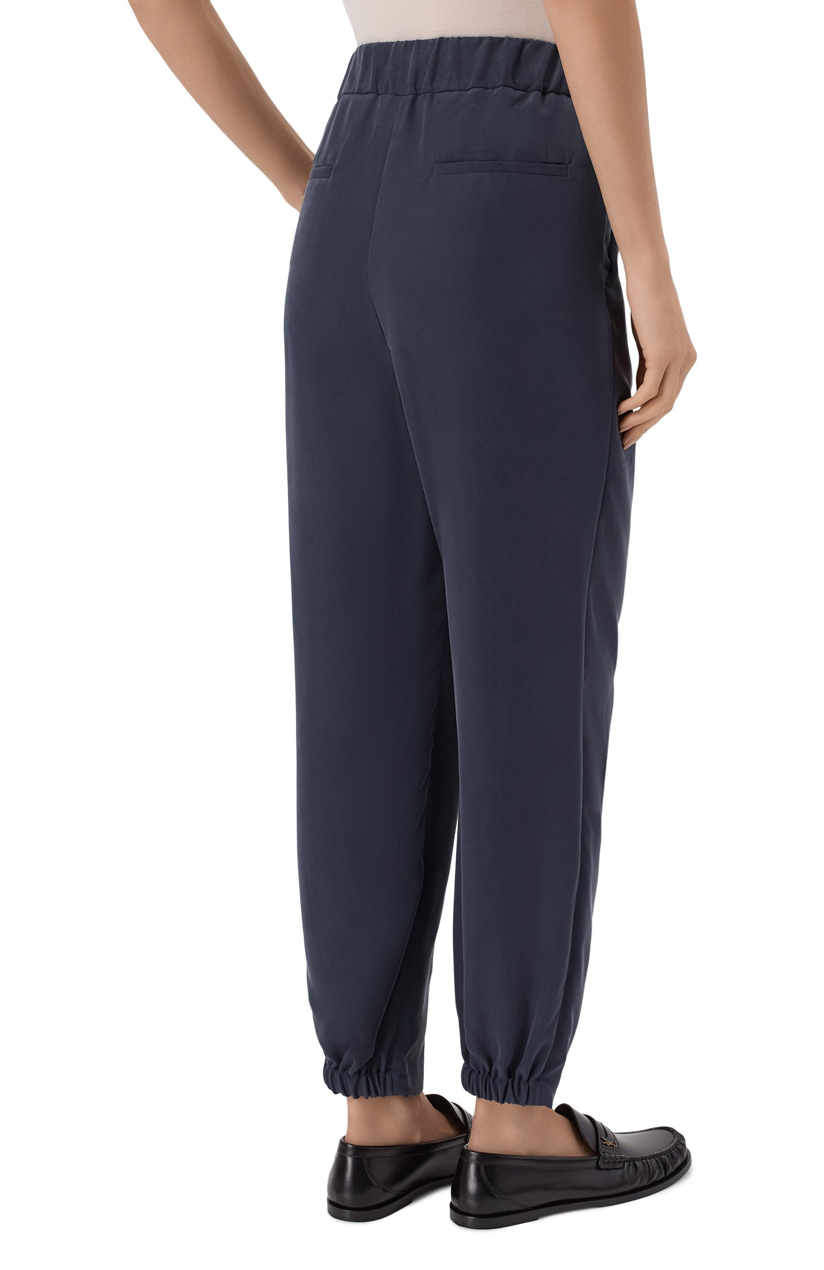 Шелковые брюки GIORGIO ARMANI, арт. GW003476/TE13643, фото 4