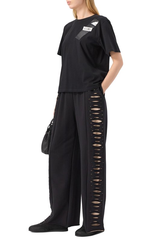 Комбинированные кеды Siru Ann Demeulemeester B0012567/FA629 Чёрный  B0012567/FA629 Фото 3