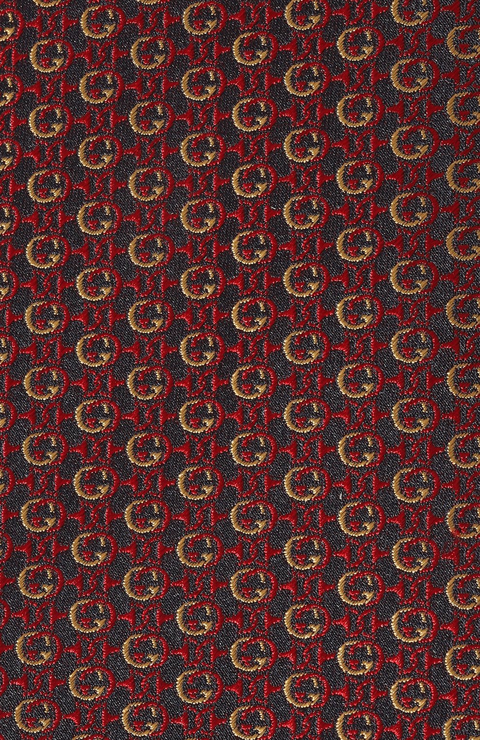 Шелковый галстук GUCCI бордового цвета по цене 28800 руб., арт. 643994 4E002, фото 4 Шелковый галстук GUCCI, арт. 643994 4E002, фото 4