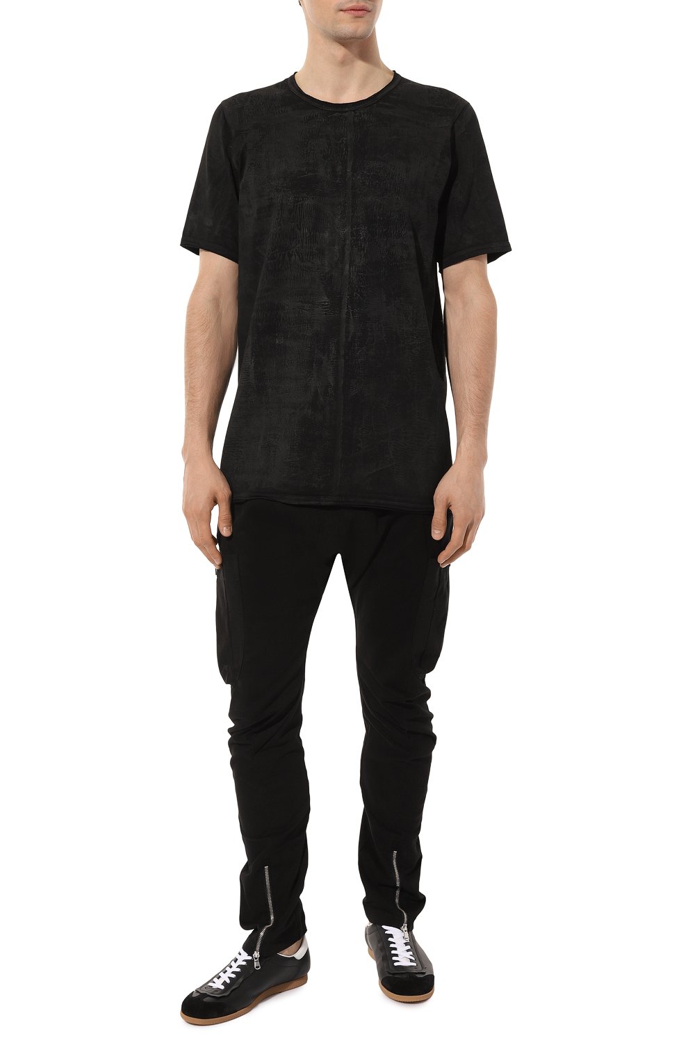 Хлопковая футболка 139DEC черного цвета по цене 16200 руб., арт. TS540-BK-OXIDE, фото 2 Хлопковая футболка 139DEC, арт. TS540-BK-OXIDE, фото 2