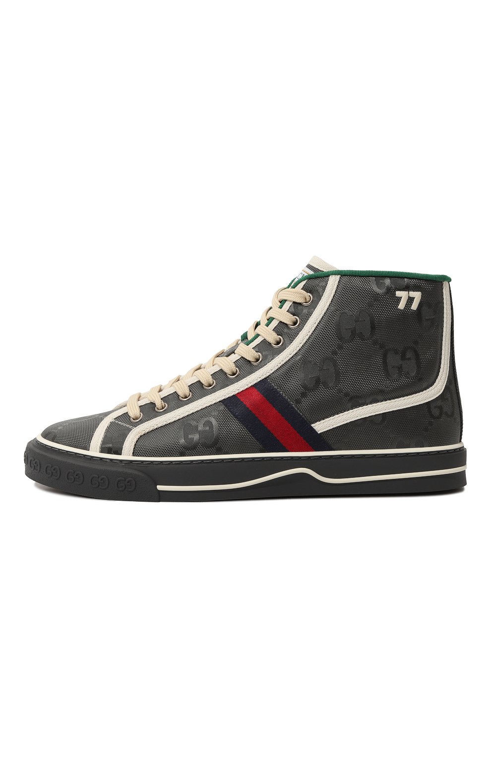 Текстильные кеды gucci tennis 1977 GUCCI, арт. 628717 H9H80, фото 4