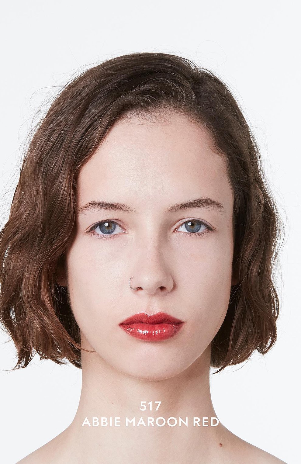 Губная по мада rouge de beauté brillant, 517 abbie maroon red GUCCI, арт. 3614228844819, фото 3