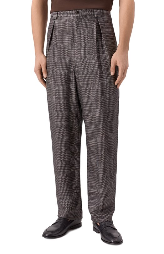 Брюки из вискозы Giorgio Armani GM002035/TE17944 Серый  GM002035/TE17944 Фото 3