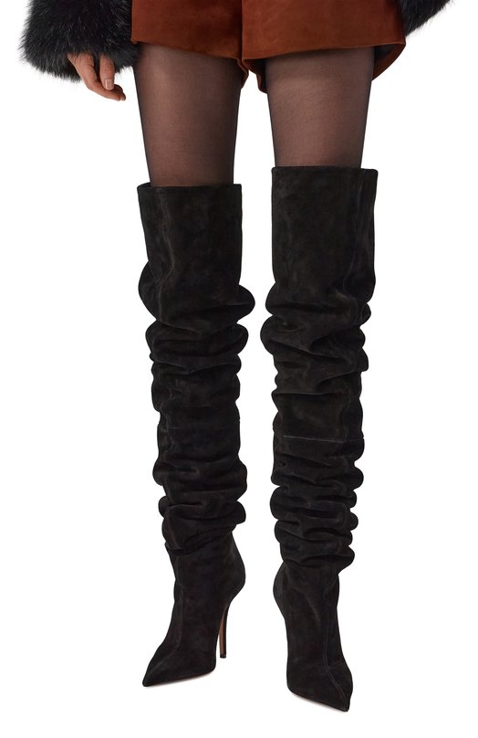 Замшевые ботфорты Jessica 105 Paris Texas PX1796/XV003 None  PX1796/XV003 Фото 2