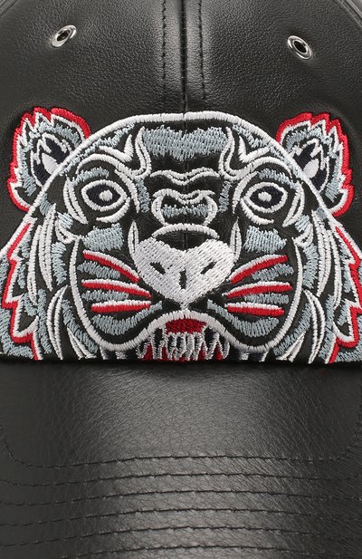 Кожаная бейсболка KENZO, арт. F955AC301L49, фото 3