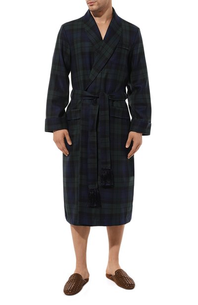 Шерстяной халат DEREK ROSE, арт. 5510/TART001, фото 2