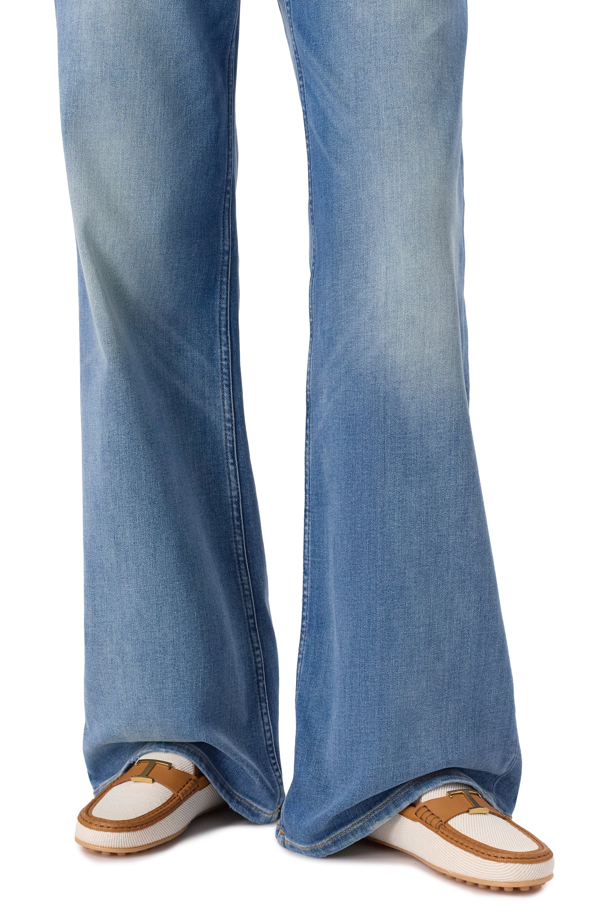 Текстильные мокасины city gommino TOD’S бежевого цвета по цене 74750 руб., арт. XXW10L0IZ01/U78, фото 3 Текстильные мокасины city gommino TOD’S, арт. XXW10L0IZ01/U78, фото 3