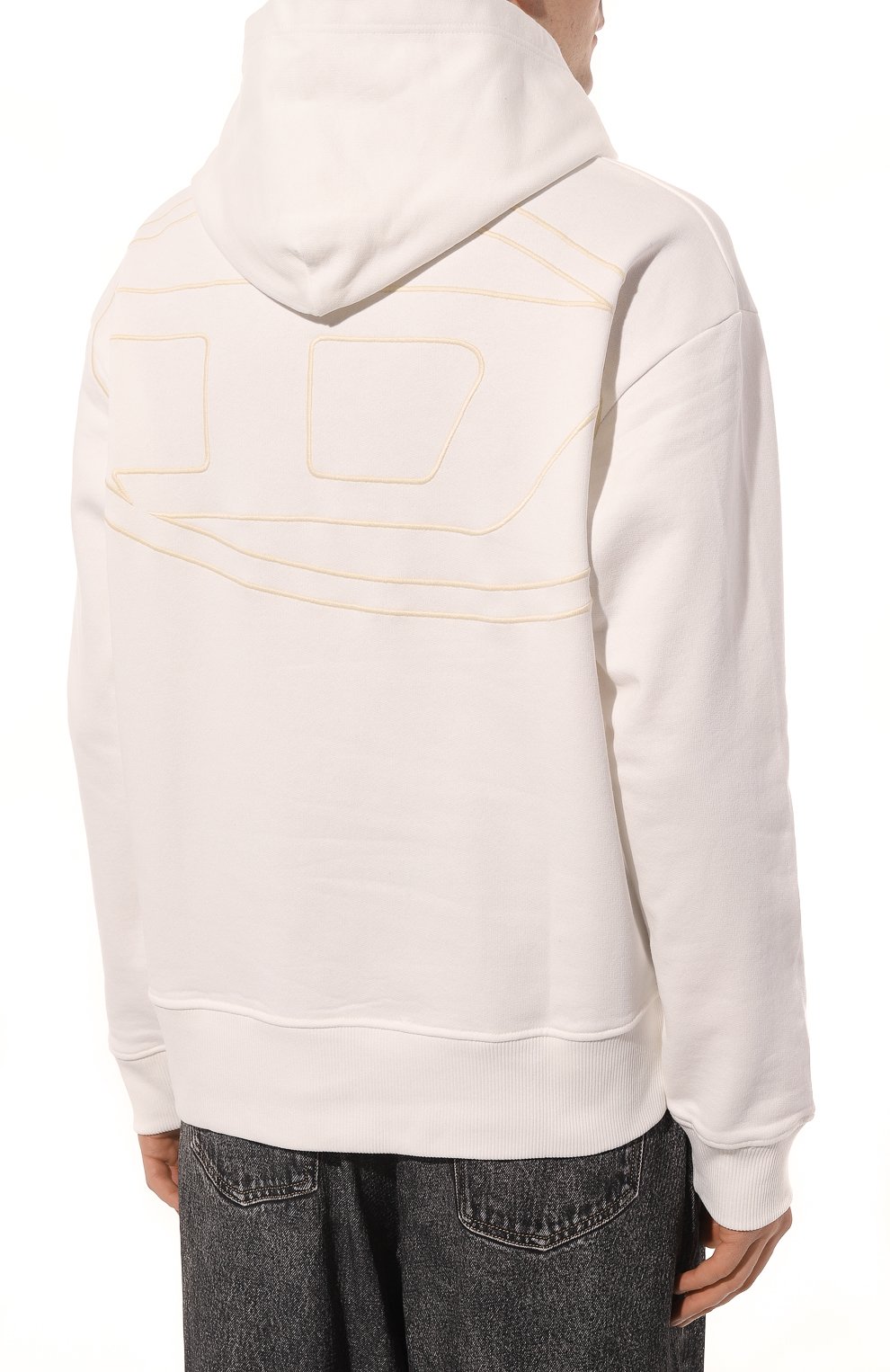 Хлопковое худи DIESEL, арт. A08231/0GYCJ, фото 4