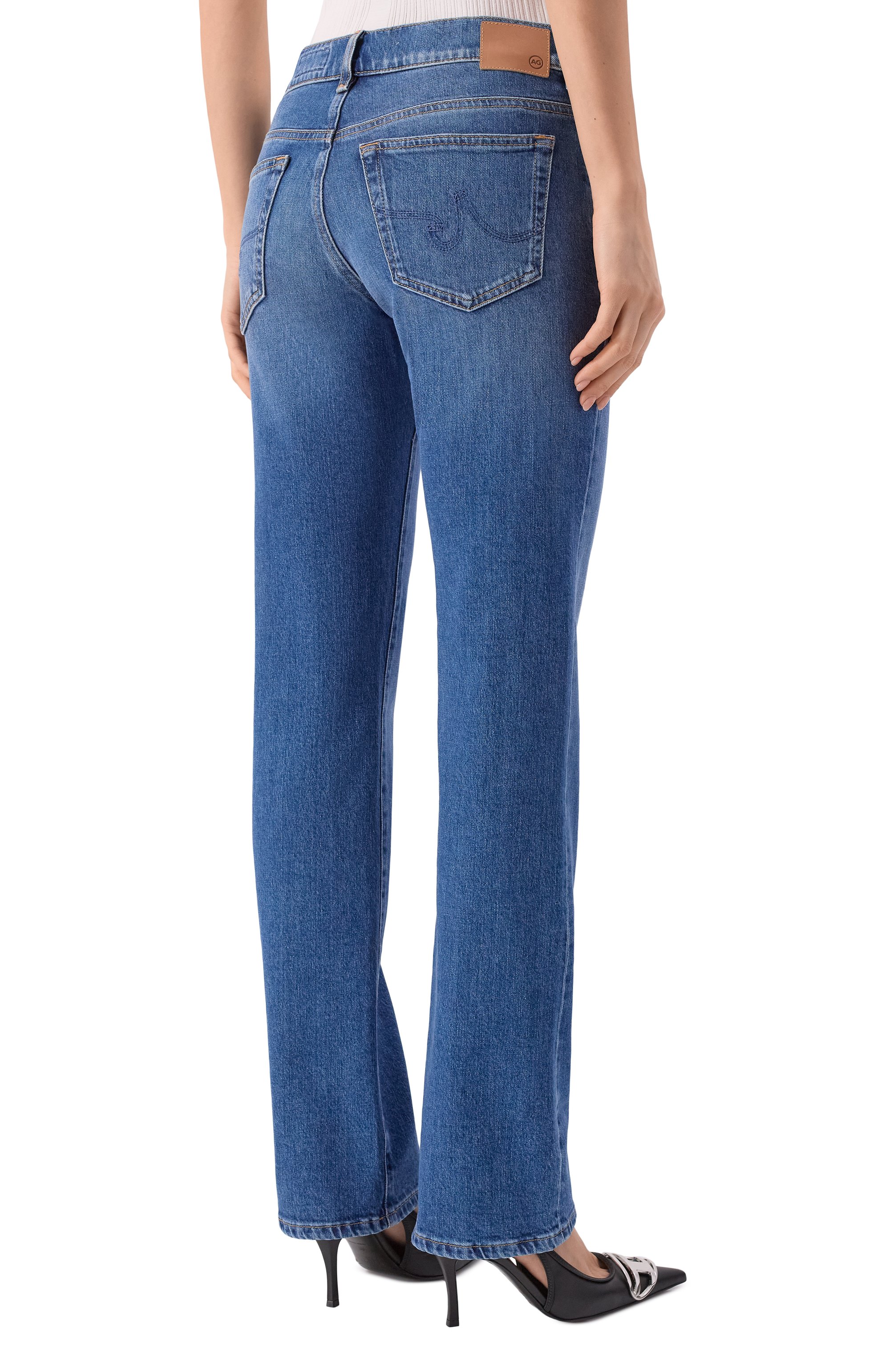 Джинсы cologne AG ADRIANO GOLDSCHMIED синего цвета по цене 32350 руб., арт. W0083-123/C, фото 4 Джинсы cologne AG ADRIANO GOLDSCHMIED, арт. W0083-123/C, фото 4