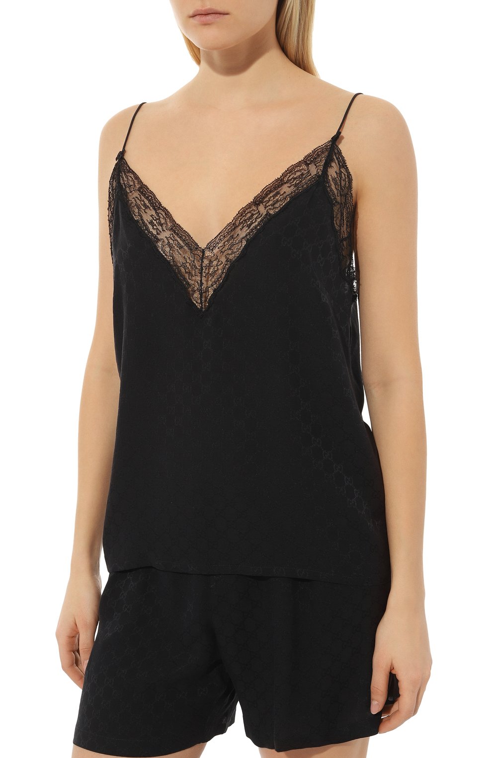 Шелковый топ GUCCI, арт. 629249 XJCUD, фото 3