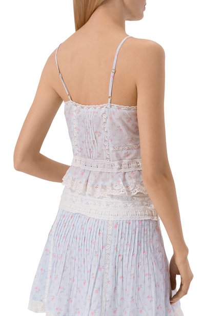 Хлопковый топ LOVE SHACK FANCY, арт. T1519-3120, фото 4