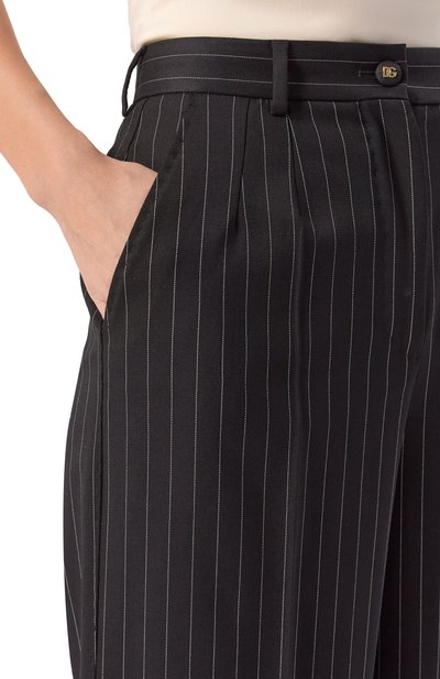 Шерстяные брюки DOLCE & GABBANA, арт. FTBM0T/FRBC0, фото 5