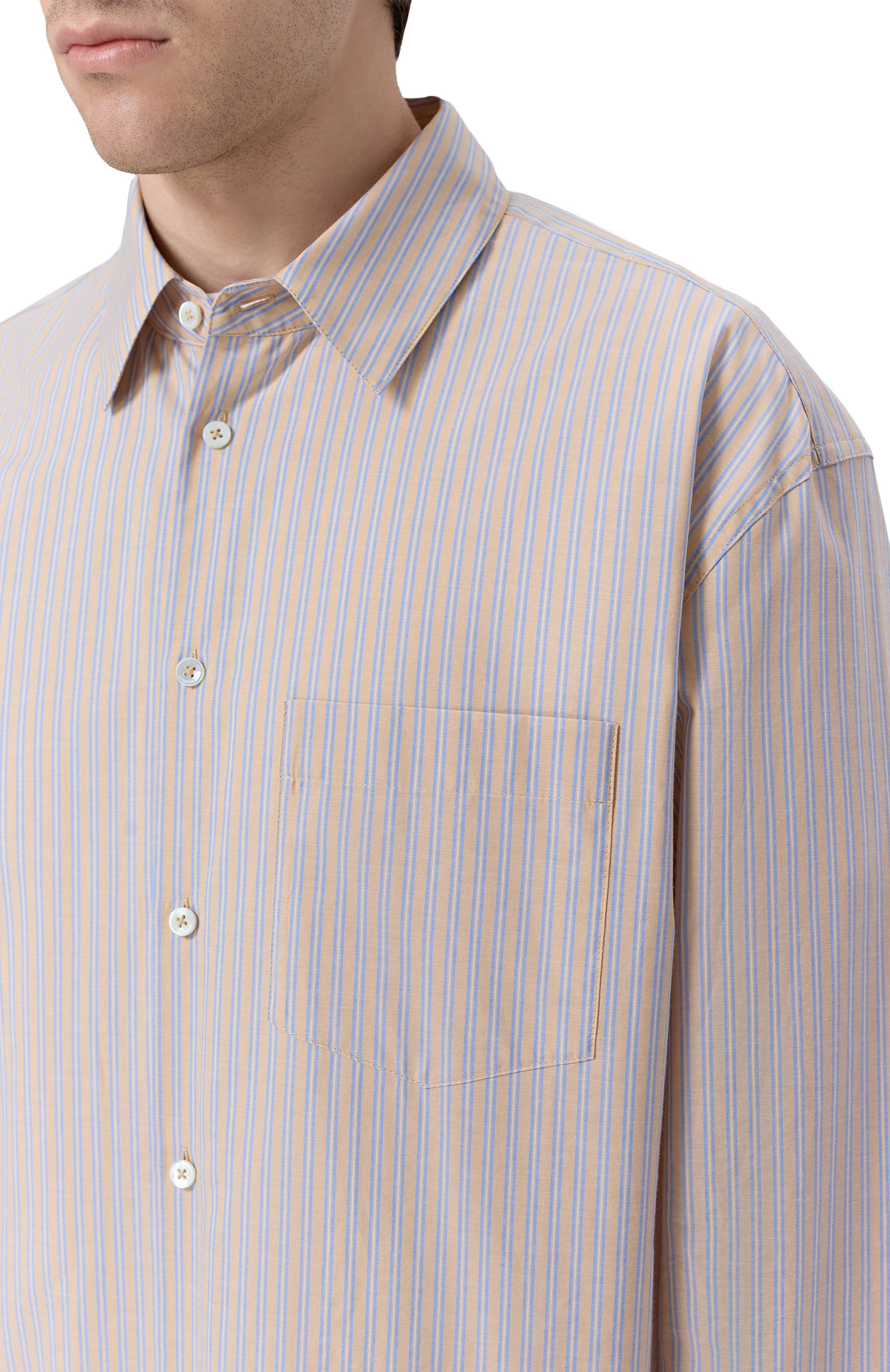 Рубашка из хлопка и шелка 12 STOREEZ, арт. 136997, фото 5