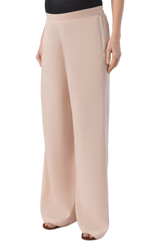 Брюки из вискозы и льна Pietro Brunelli PN0321/LI0TUS Бежевый  PN0321/LI0TUS Фото 3