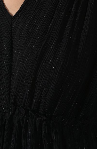 Платье из смеси хлопка и шелка ISABEL MARANT черного цвета по цене 85250 руб., арт. R01494-19A020I/MENDA, фото 5 Платье из смеси хлопка и шелка ISABEL MARANT, арт. R01494-19A020I/MENDA, фото 5