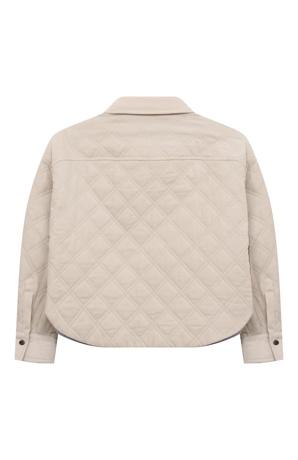 Вельветовая куртка BRUNELLO CUCINELLI кремового цвета по цене 45150 руб., арт. BL636C850A, фото 2 Вельветовая куртка BRUNELLO CUCINELLI, арт. BL636C850A, фото 2