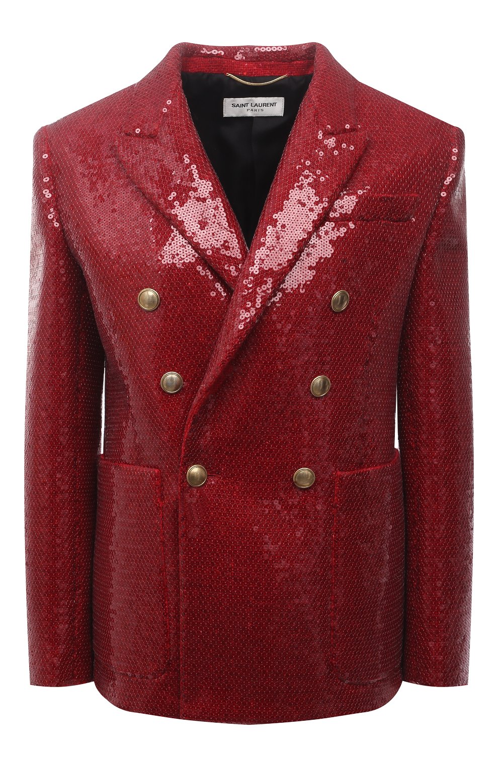 Шерстяной жакет с пайетками SAINT LAURENT, арт. 645985/Y8B50, фото 1