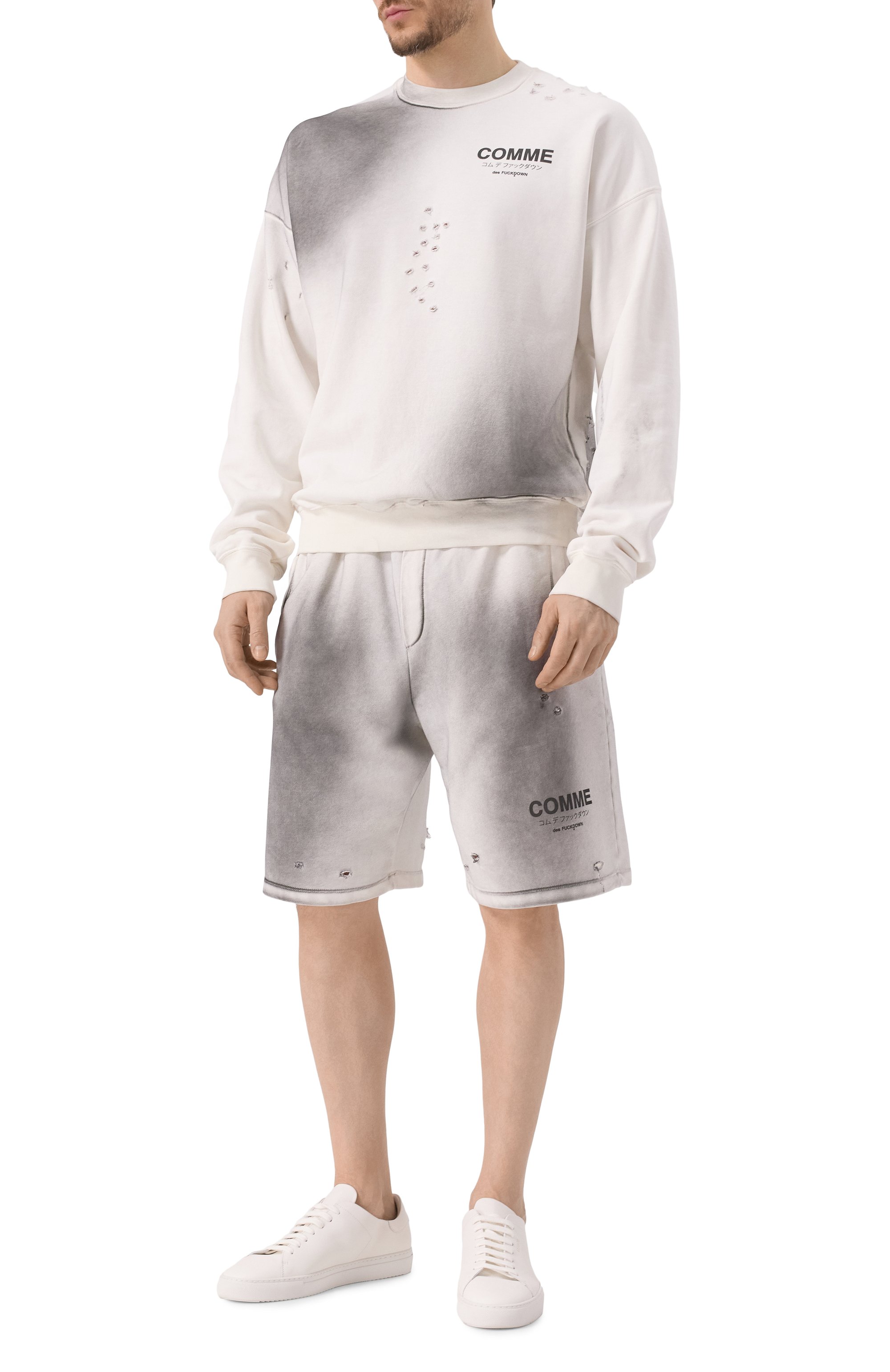Хлопковые шорты COMME DES FUCKDOWN, арт. CFABM01533, фото 2