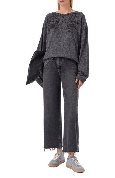 Кожаные кеды replica MAISON MARGIELA серого цвета по цене 81850 руб., арт. S58WS0109/P1895, фото 3 Кожаные кеды replica MAISON MARGIELA, арт. S58WS0109/P1895, фото 3
