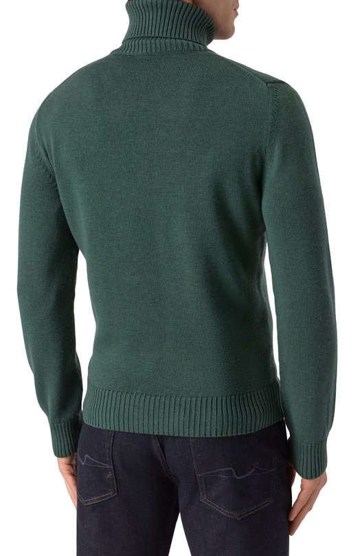 Шерстяной свитер Paul&Shark 15311064/3XL Зелёный  15311064/3XL Фото 4