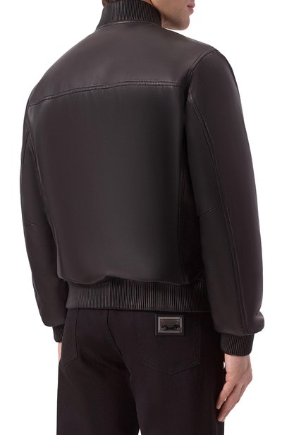 Кожаный бомбер MVST, арт. M25.1PM.0009/BIG SIZE/CREAM NAPA, фото 4