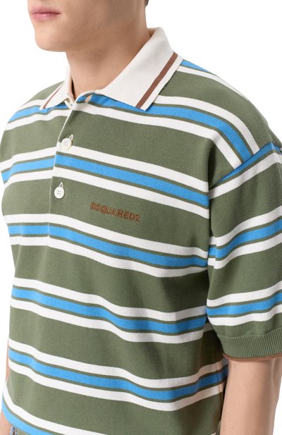 Хлопковое поло DSQUARED2, арт. S74HA1594/D13195, фото 5