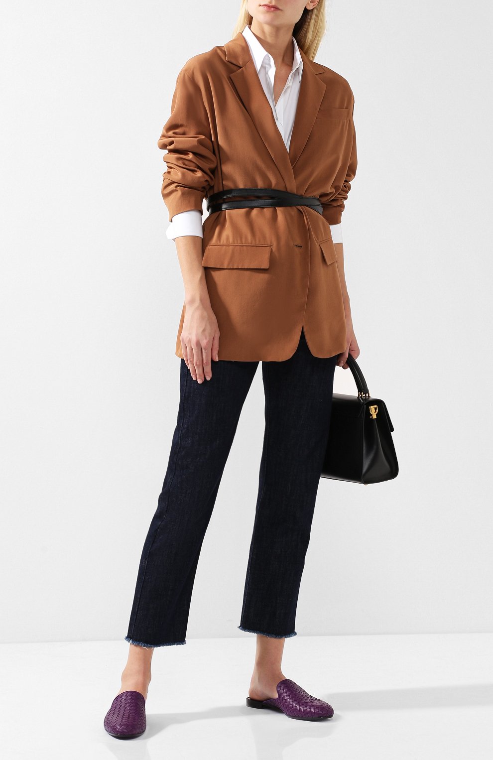 Кожаные сабо BOTTEGA VENETA, арт. 474843/V0010, фото 2