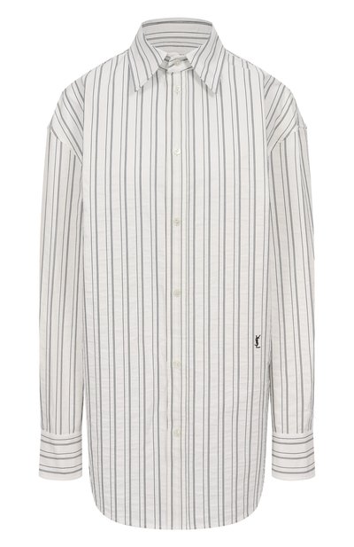 Женская хлопковая рубашка SAINT LAURENT, арт. 829703/Y6K54