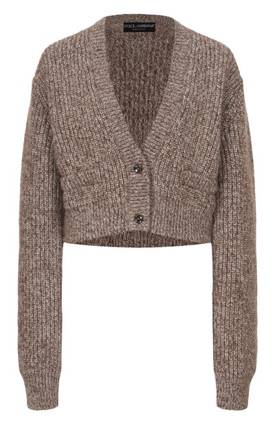 Женский кардиган из шелка и шерсти с кашемиром DOLCE & GABBANA, арт. FXVD5T/JGME0