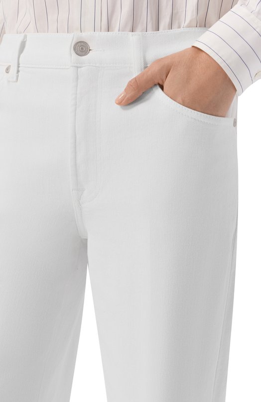 Джинсы Stovepipe 7 For All Mankind 7U4N0C14/ST0VEPIPE STRAIGHT Белый  7U4N0C14/ST0VEPIPE STRAIGHT Фото 5