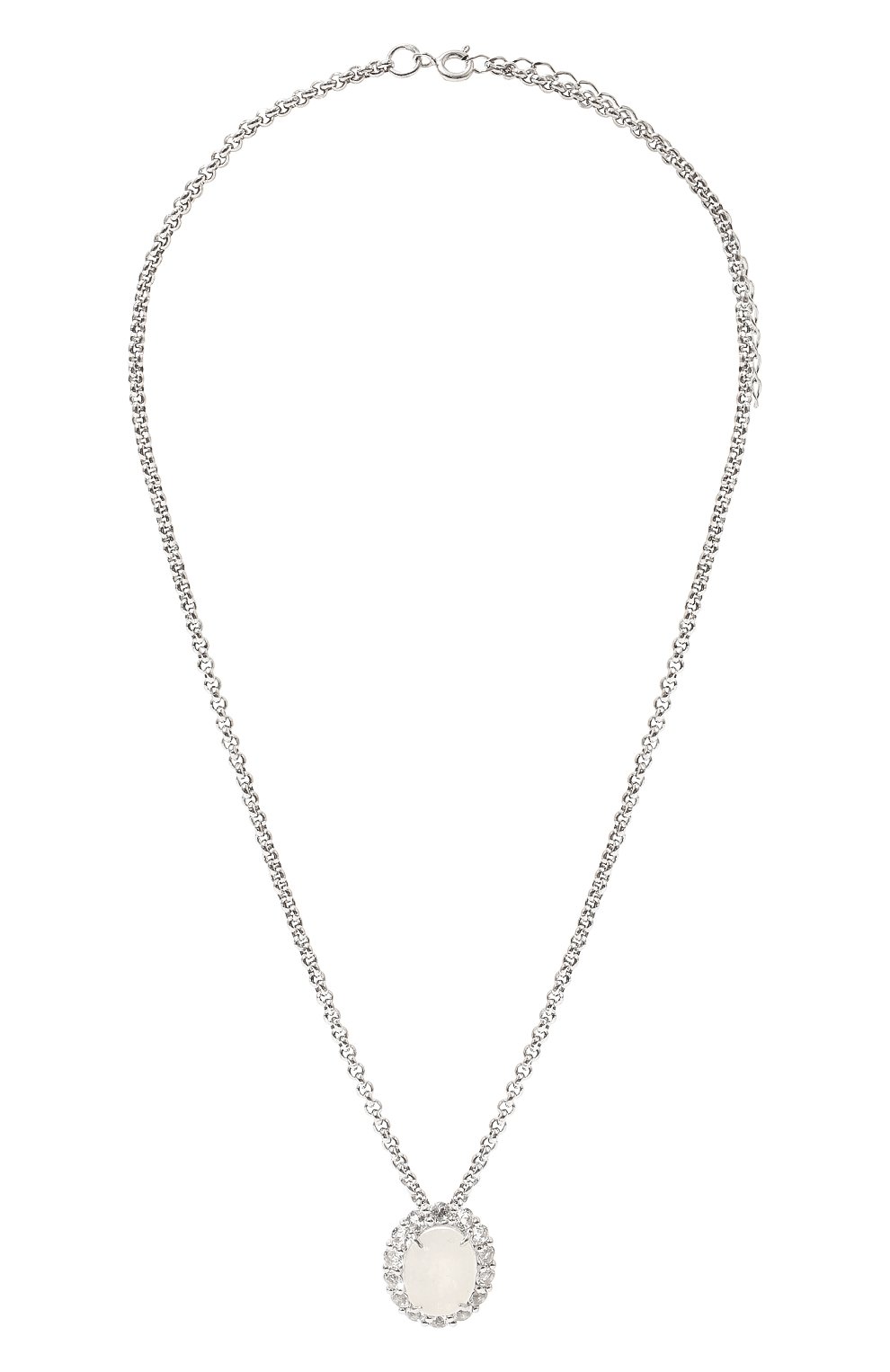 Кулон на цепочке SECRETS JEWELRY серебряного цвета по цене 35710 руб., арт. ЦЛКОС00716, фото 1 Кулон на цепочке SECRETS JEWELRY, арт. ЦЛКОС00716, фото 1