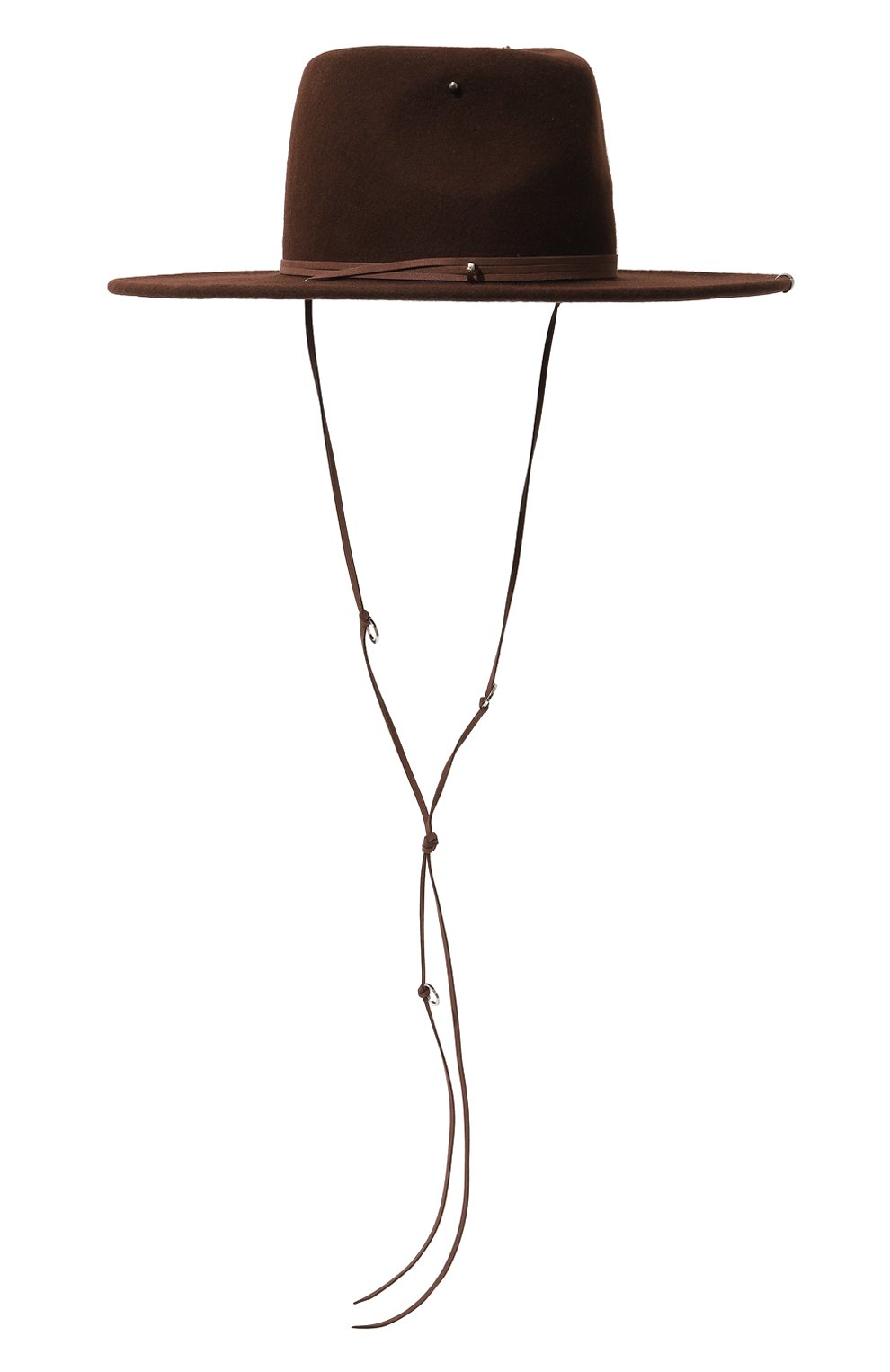 Шляпа romb bear COCOSHNICK HEADDRESS темно-коричневого цвета по цене 23500 руб., арт. rombbear, фото 1 Шляпа romb bear COCOSHNICK HEADDRESS, арт. rombbear, фото 1