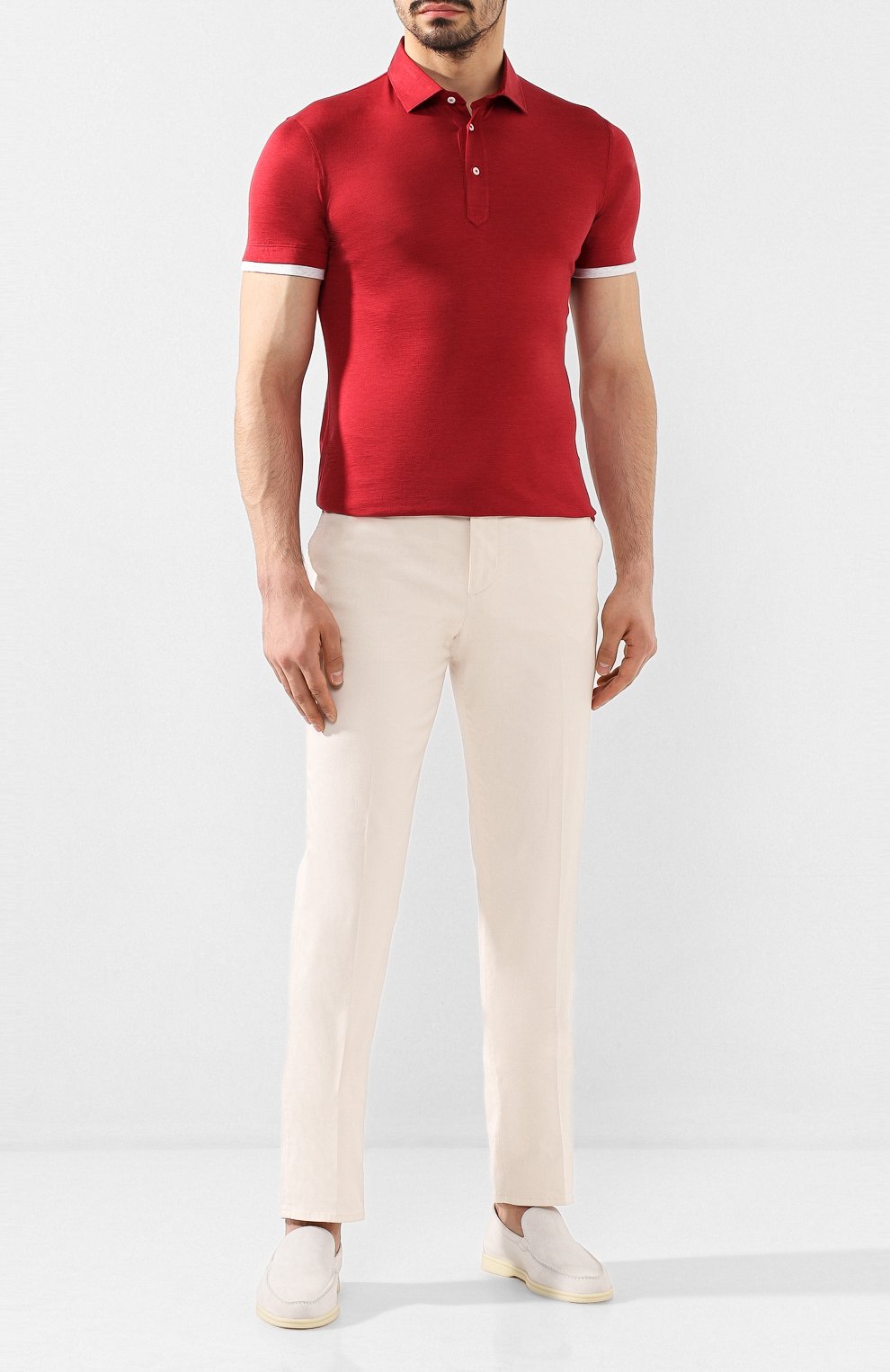 Хлопковые брюки BRUNELLO CUCINELLI, арт. M289LB1150, фото 2