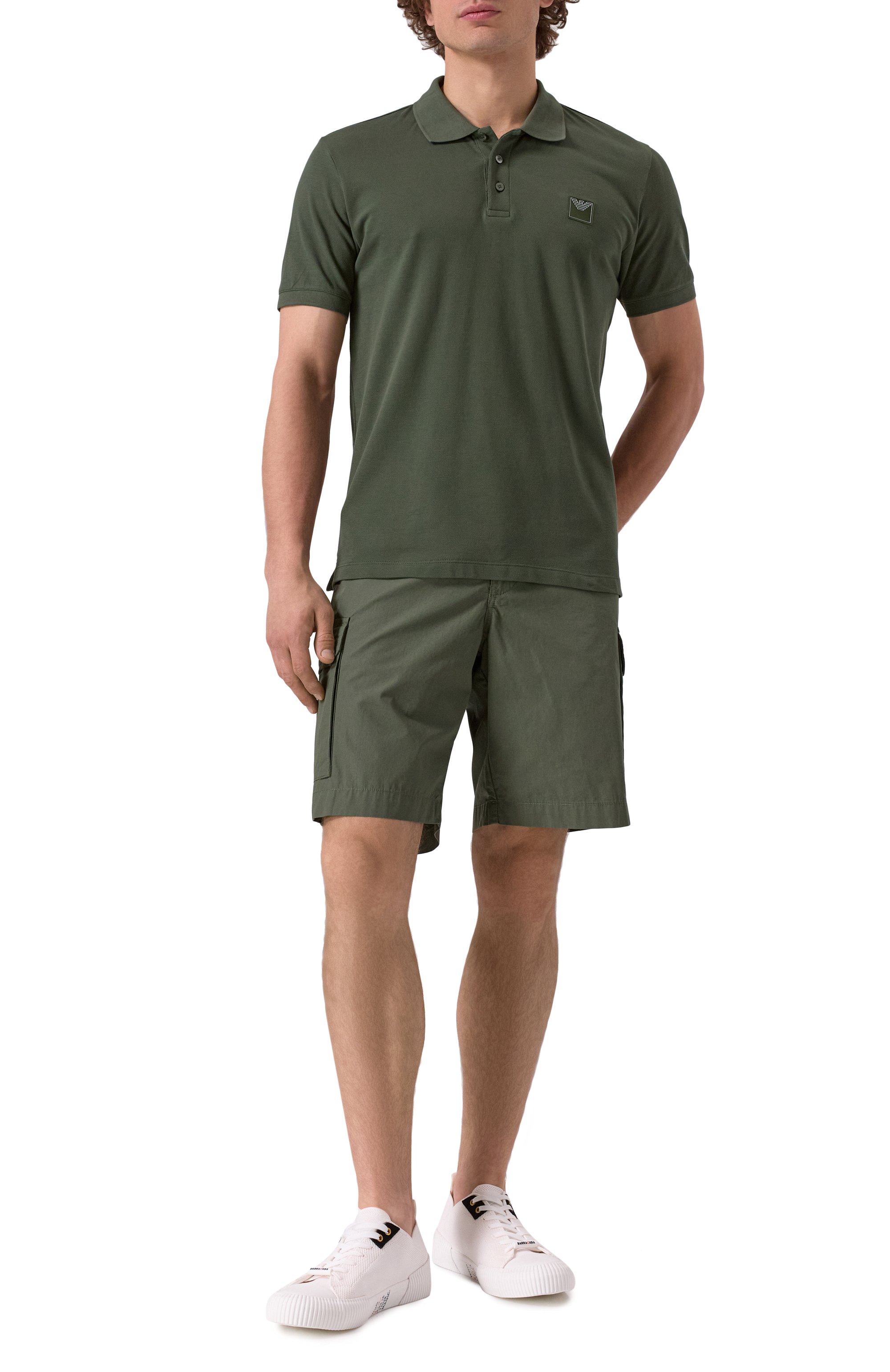 Хлопковые шорты EMPORIO ARMANI, арт. EM000592/AF12336, фото 2