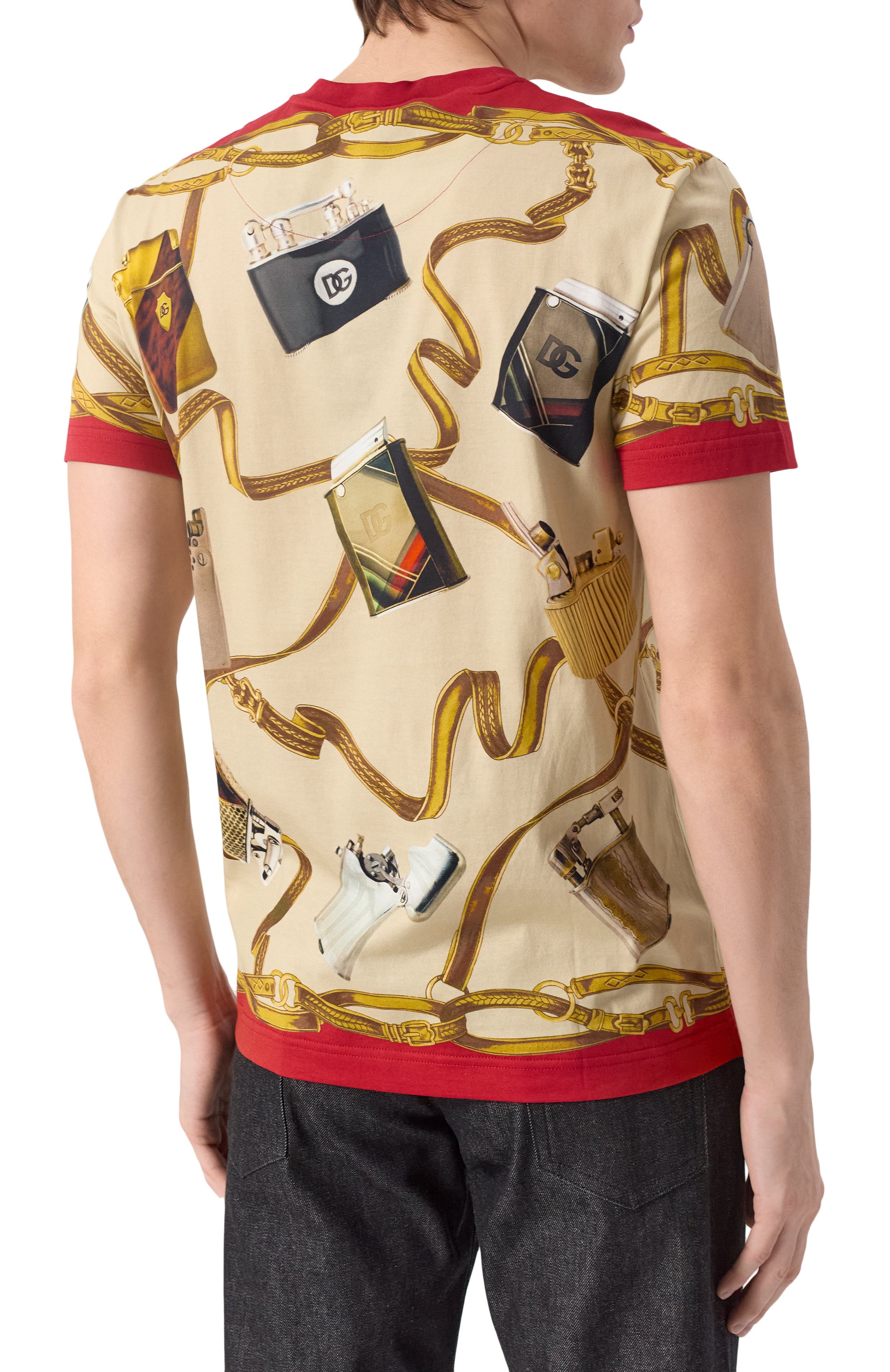 Хлопковая футболка DOLCE & GABBANA, арт. G8RN8T/II7GY, фото 4