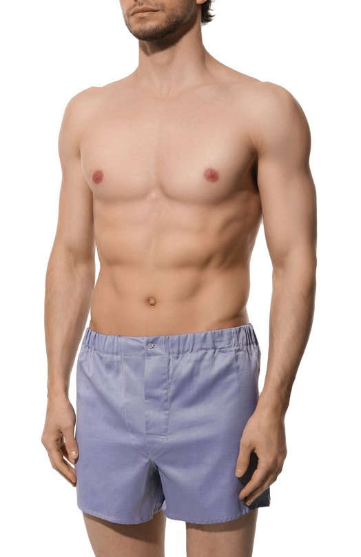 Хлопковые боксеры Stefano Ricci BX005/S2716 Синий  BX005/S2716 Фото 2