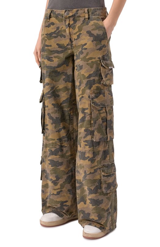 Хлопковые брюки-карго Ksubi WPS26PA011 Хаки  WPS26PA011 Фото 3