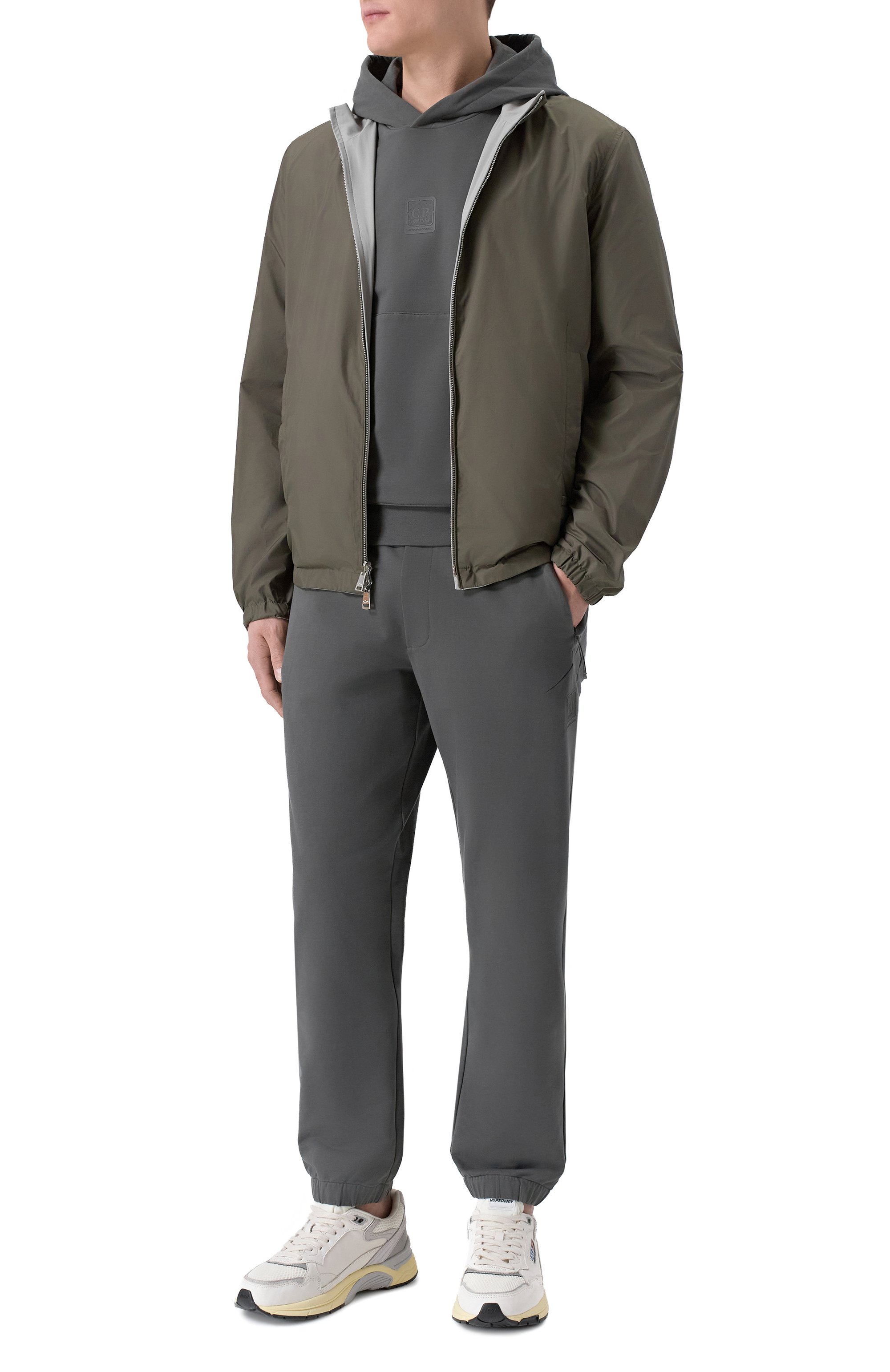 Хлопковое худи C.P. COMPANY, арт. 20CLSS009A/006452W, фото 2