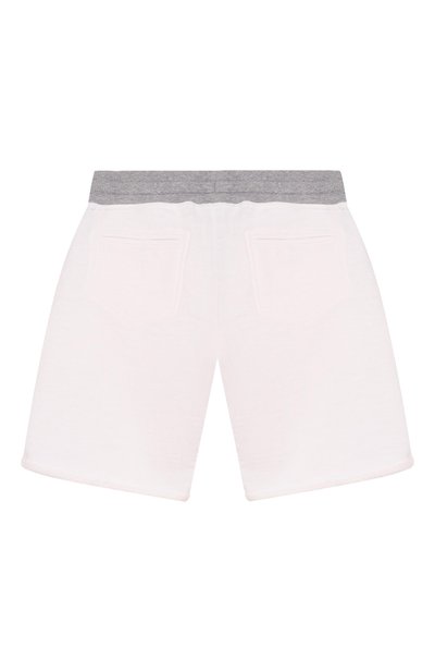 Шорты из хлопка и льна BRUNELLO CUCINELLI, арт. BR831E383C, фото 2