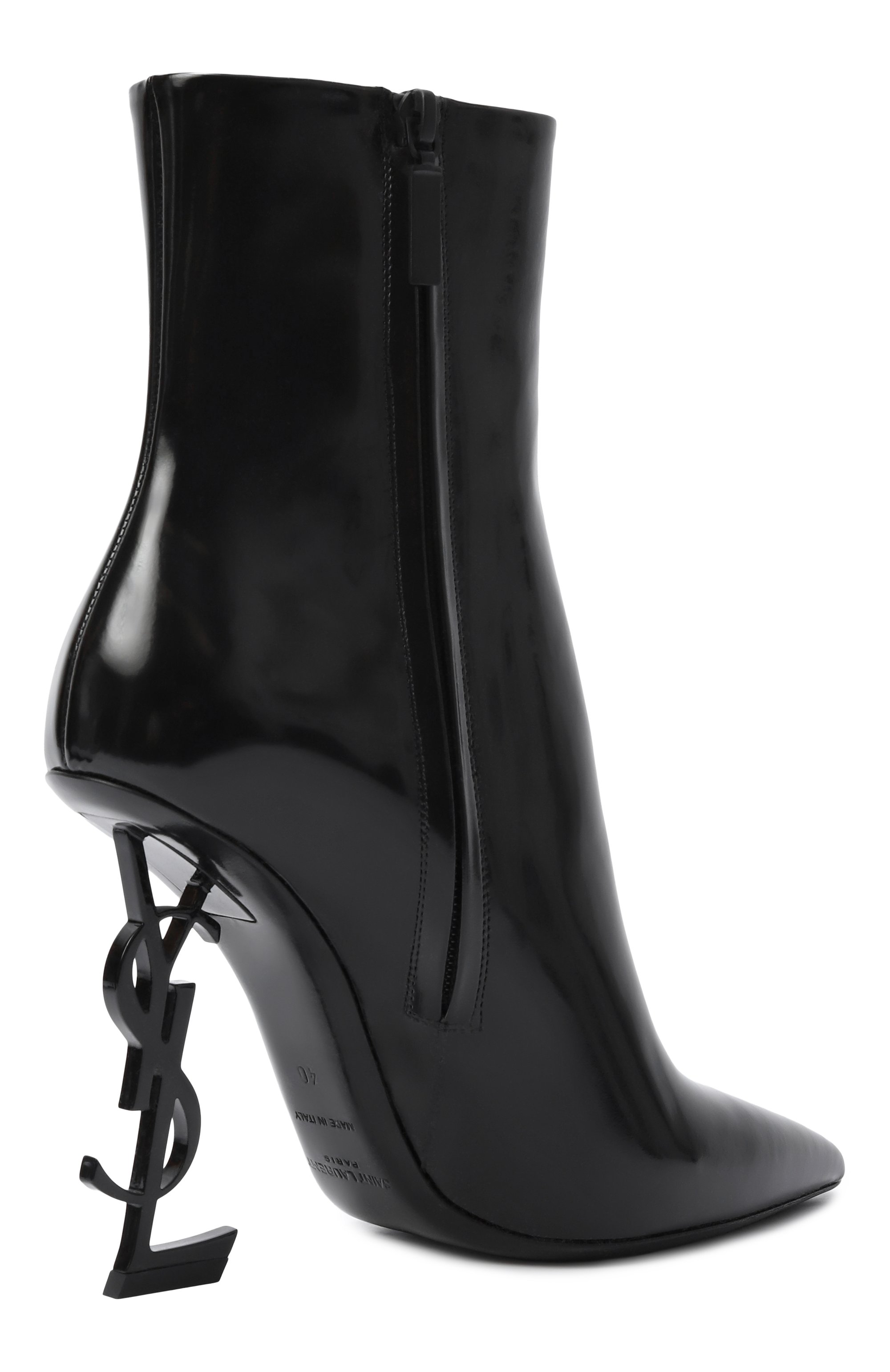 Кожаные ботильоны opyum 110 SAINT LAURENT, арт. 693133/AACGC, фото 5