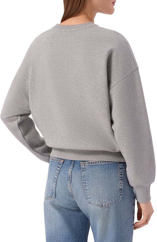 Хлопковый свитшот Marni FLJE0241PS/USCY80 Серый  FLJE0241PS/USCY80 Фото 4