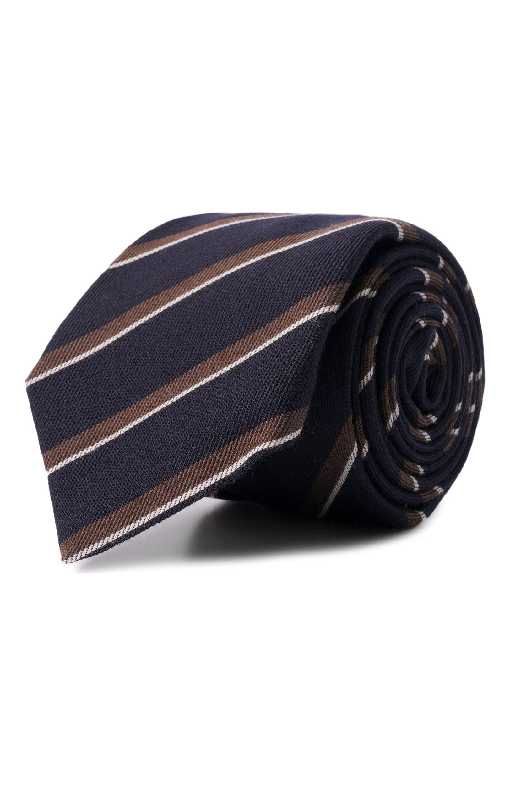 Галстук из шерсти и шелка KITON, арт. UCRVKPC03M28, фото 1