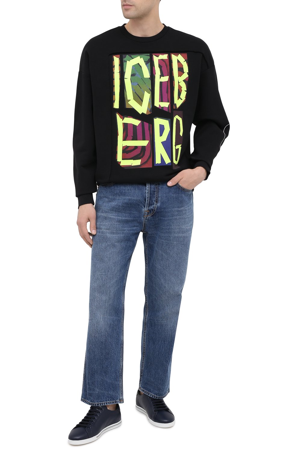 Хлопковый свитшот ICEBERG, арт. 20I I1P0/E040/6302, фото 2