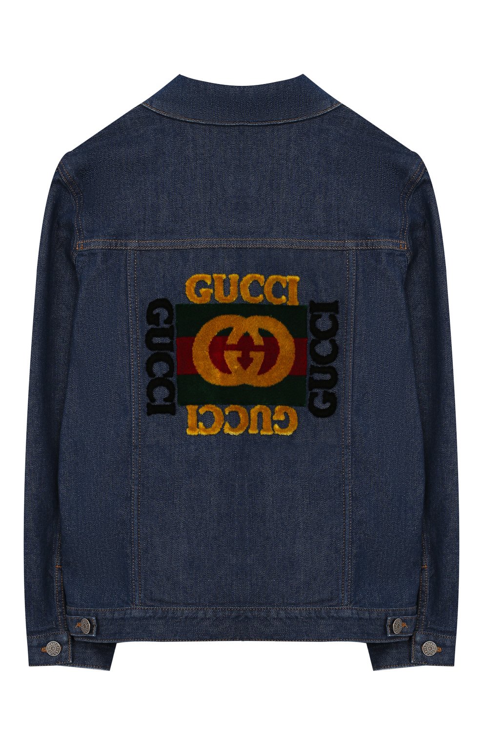 Джинсовая куртка GUCCI синего цвета по цене 116500 руб., арт. 547827/XDAC6, фото 2 Джинсовая куртка GUCCI, арт. 547827/XDAC6, фото 2