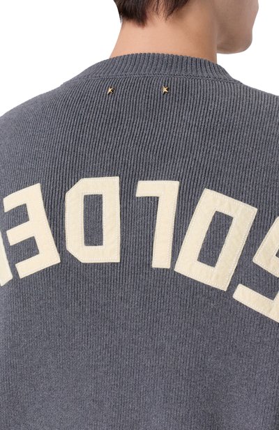 Хлопковый джемпер GOLDEN GOOSE DELUXE BRAND, арт. GMP00841.P000662, фото 5