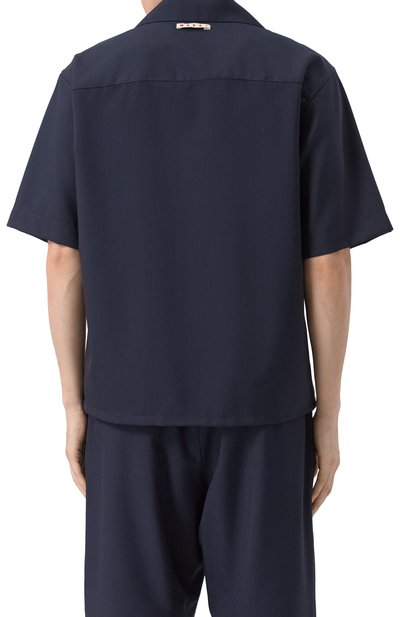 Шерстяная рубашка MARNI, арт. CUMU0213A5/TW839, фото 4